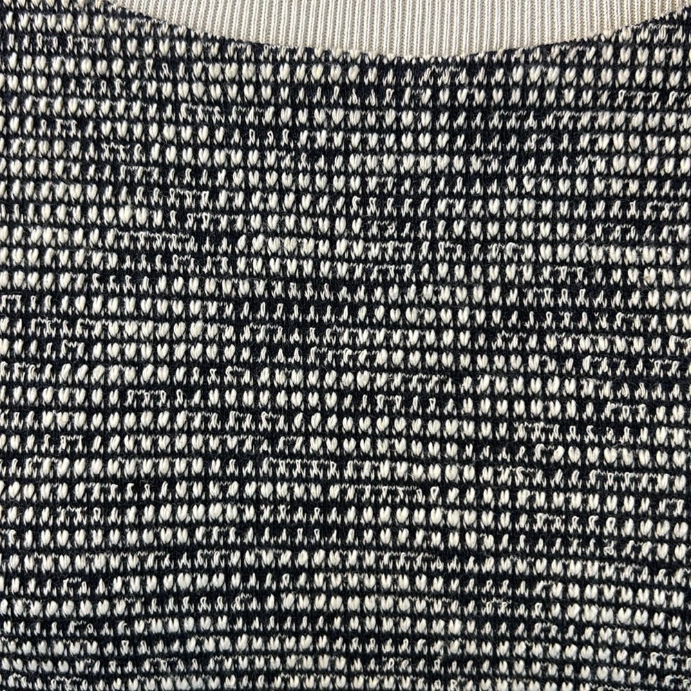 Sissy-Boy Manoa Waffle Pullover Top, Navy/White Short Sleeve, XL, EUC, cotton - Picture 5 of 14